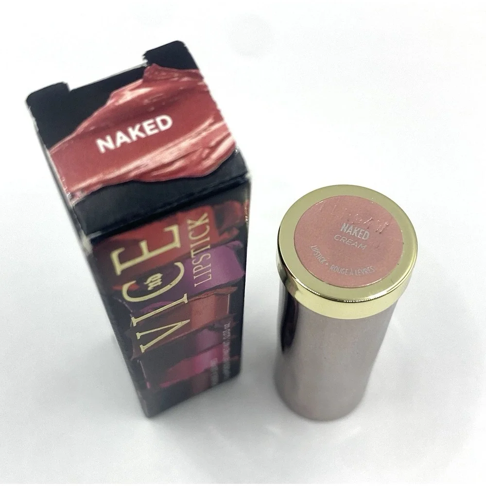 Urban Decay Vice Lipstick Naked (Cream) Travel Size .03 oz NIB